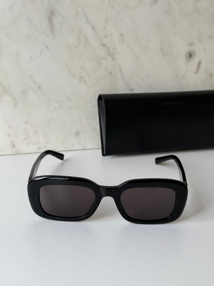 Saint Laurent SL M130 Sunglasses in Black Silver