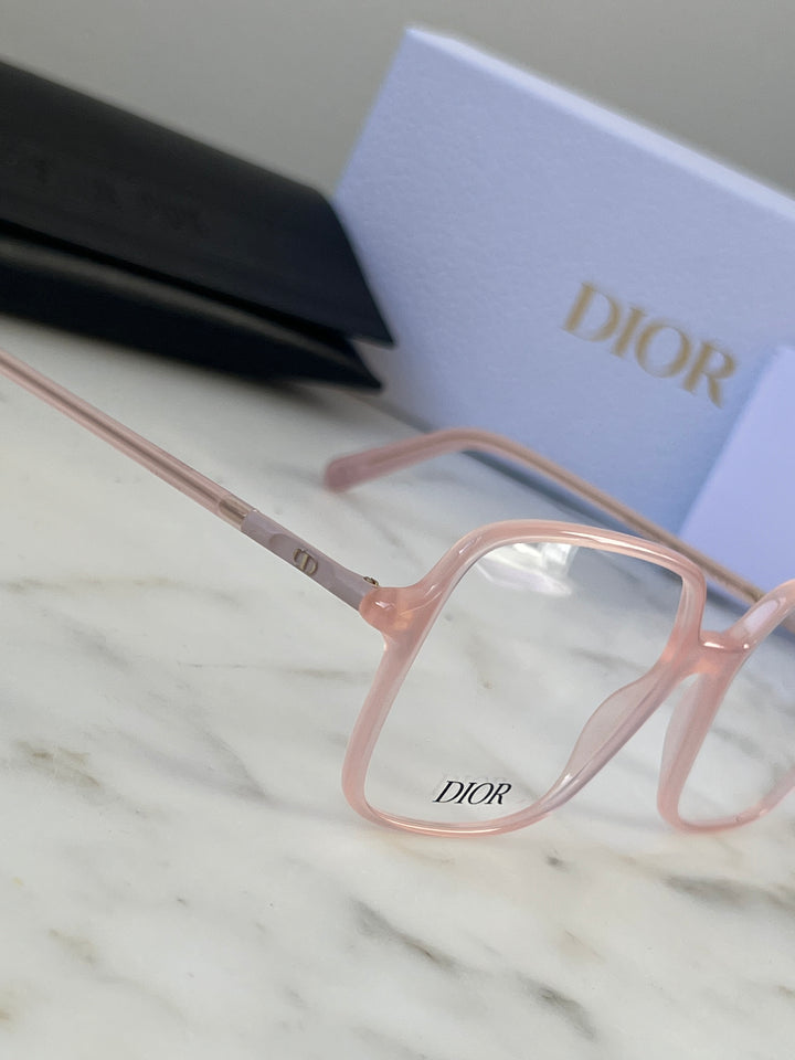 Dior Mini CD O S2I Square Frames in Pink