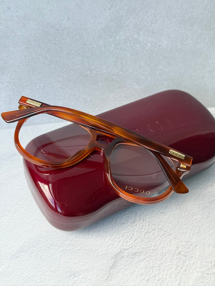 Gucci GG1320O Pilot Frames in Tortoise Brown