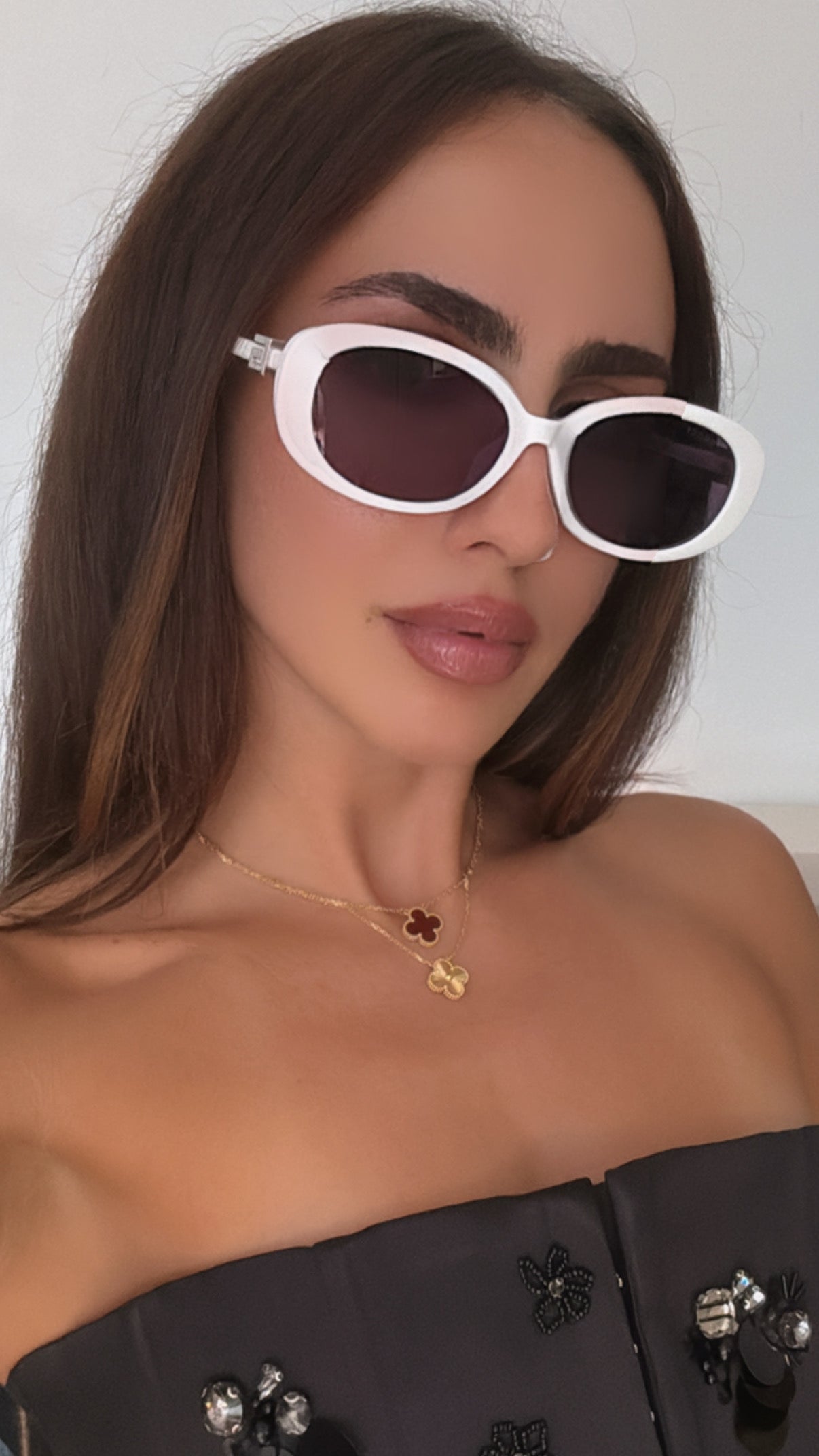 Gucci GG1684SA G String White Sunglasses – Designer Daydream