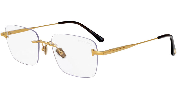FT6117-B Gold Rimless Bluelight Frames