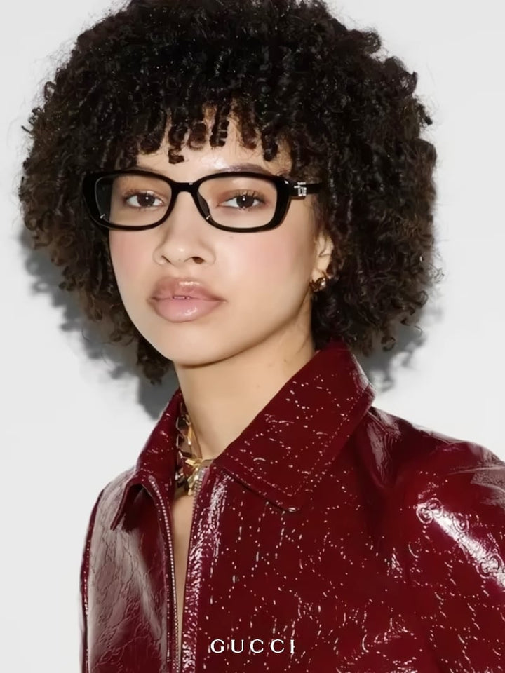 Gafas de sol negras con mariposa y logo Marmont de Gucci GG0765SA