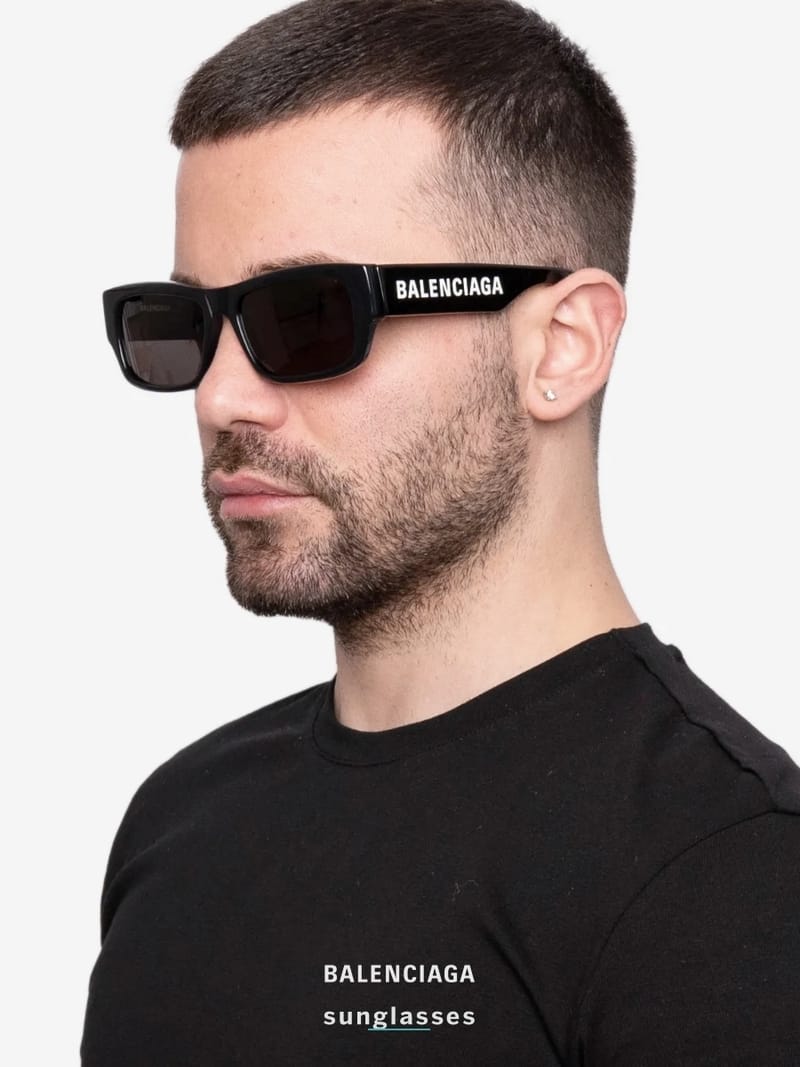 Balenciaga BB0261SA Sunglasses in Black