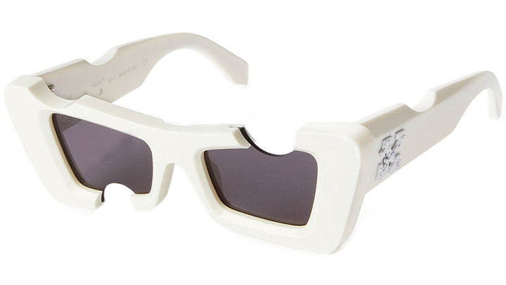 Off White Cannes Cutout Sunglasses in White