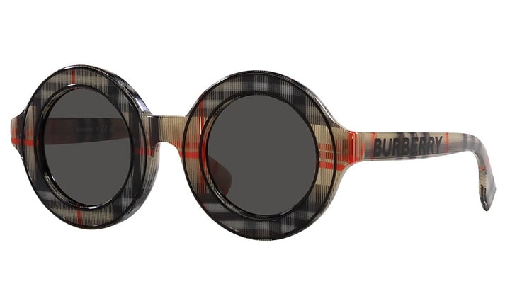 Burberry Kids gafas de sol con estampado de cuadros