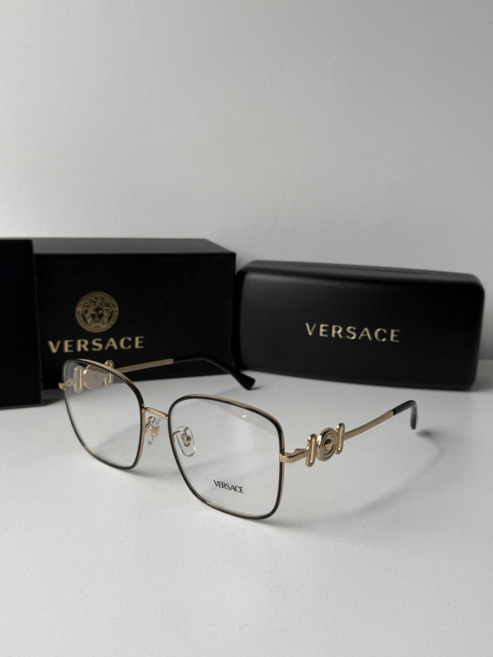 Versace VE1286D Black Gold Metal Frames