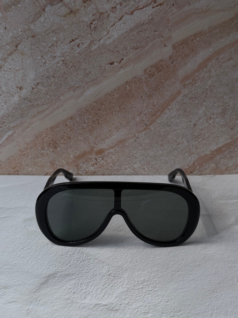 Gucci GG1370S Black Mask Unisex Sunglasses