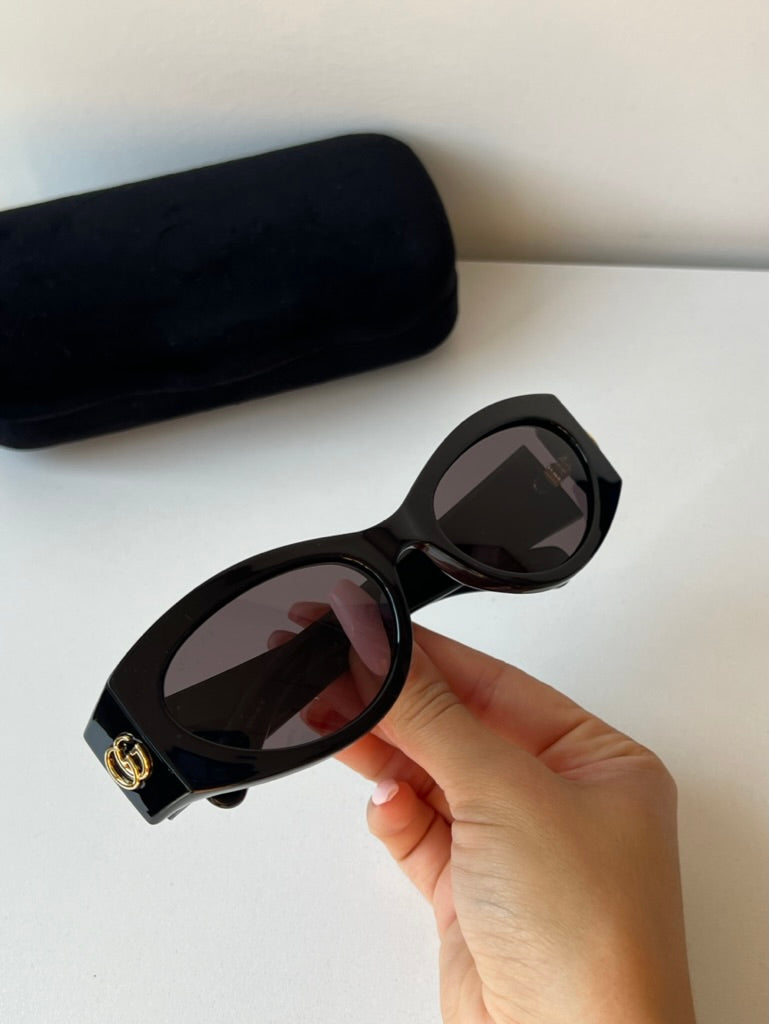 Gucci GG1401S Black Cat Eye Sunglasses