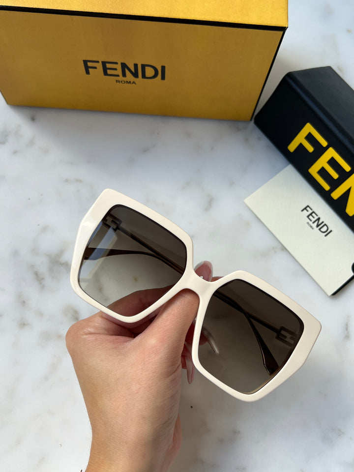 Fendi FE40012U Ivory Baguette Sunglasses