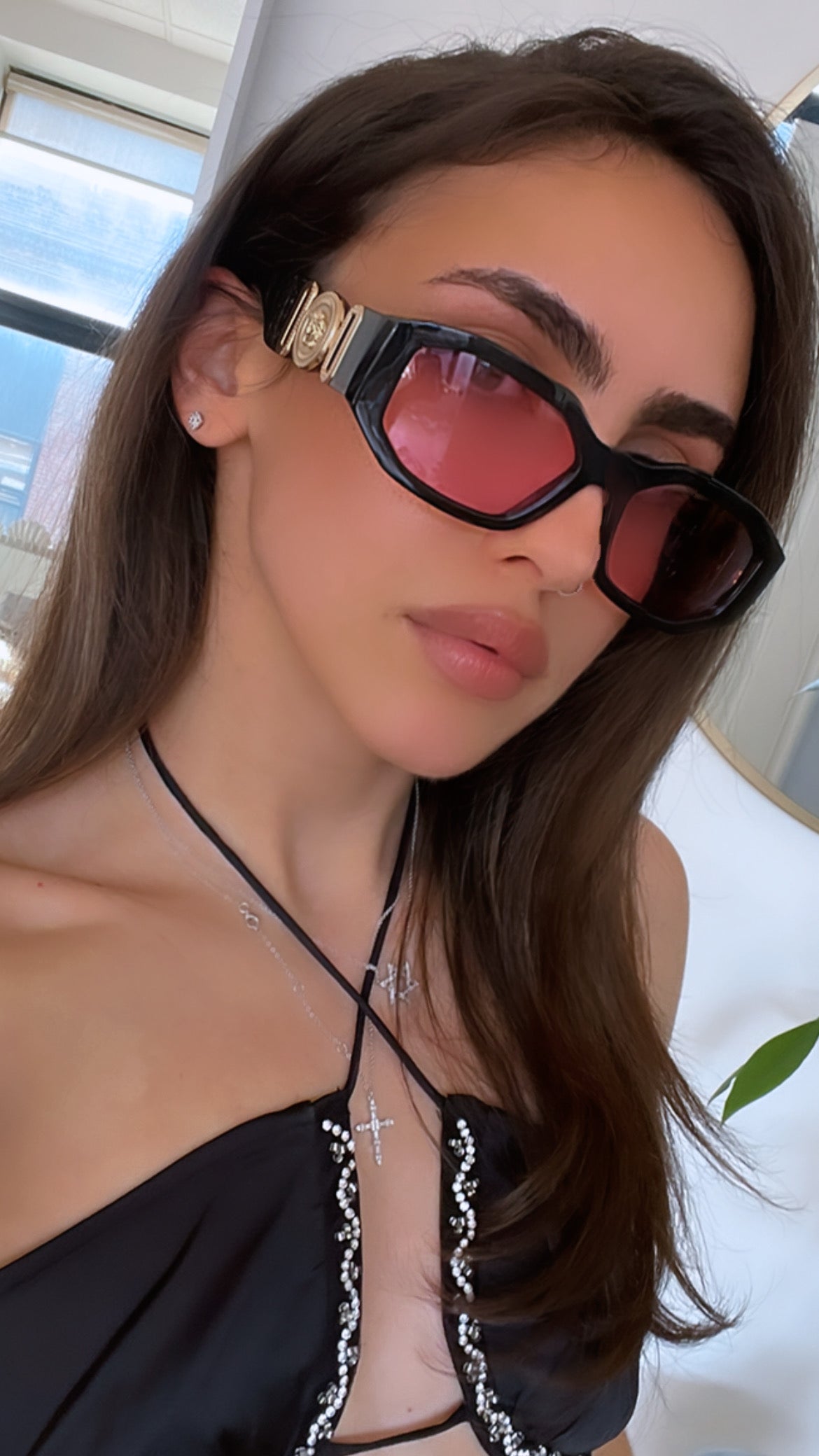 Versace big clearance sunglasses