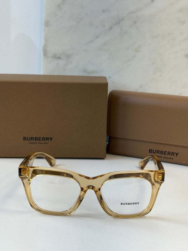 Burberry BE1378D Marcos cuadrados de metal dorado Quincy