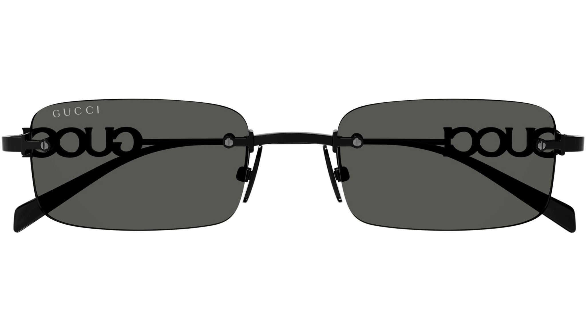 Gucci GG1808S Rimless Sunglasses in Black – Designer Daydream