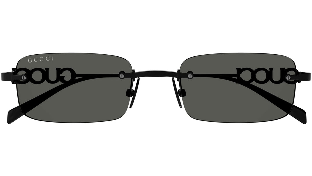 Gucci GG1808S Rimless Sunglasses in Black