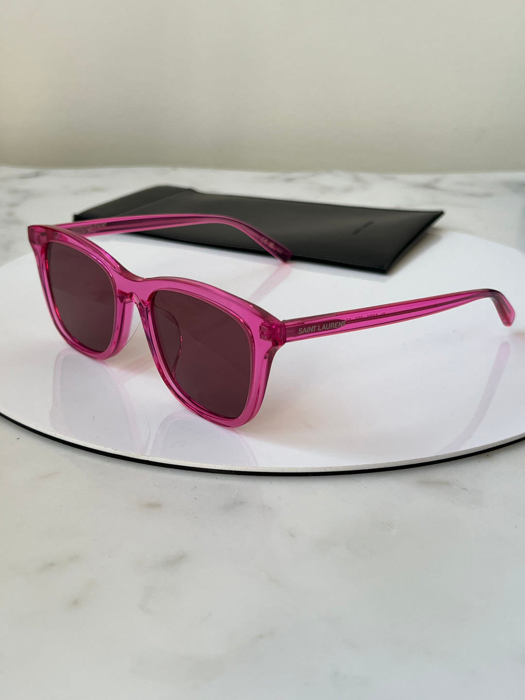 Saint Laurent SL587K Sunglasses in Pink