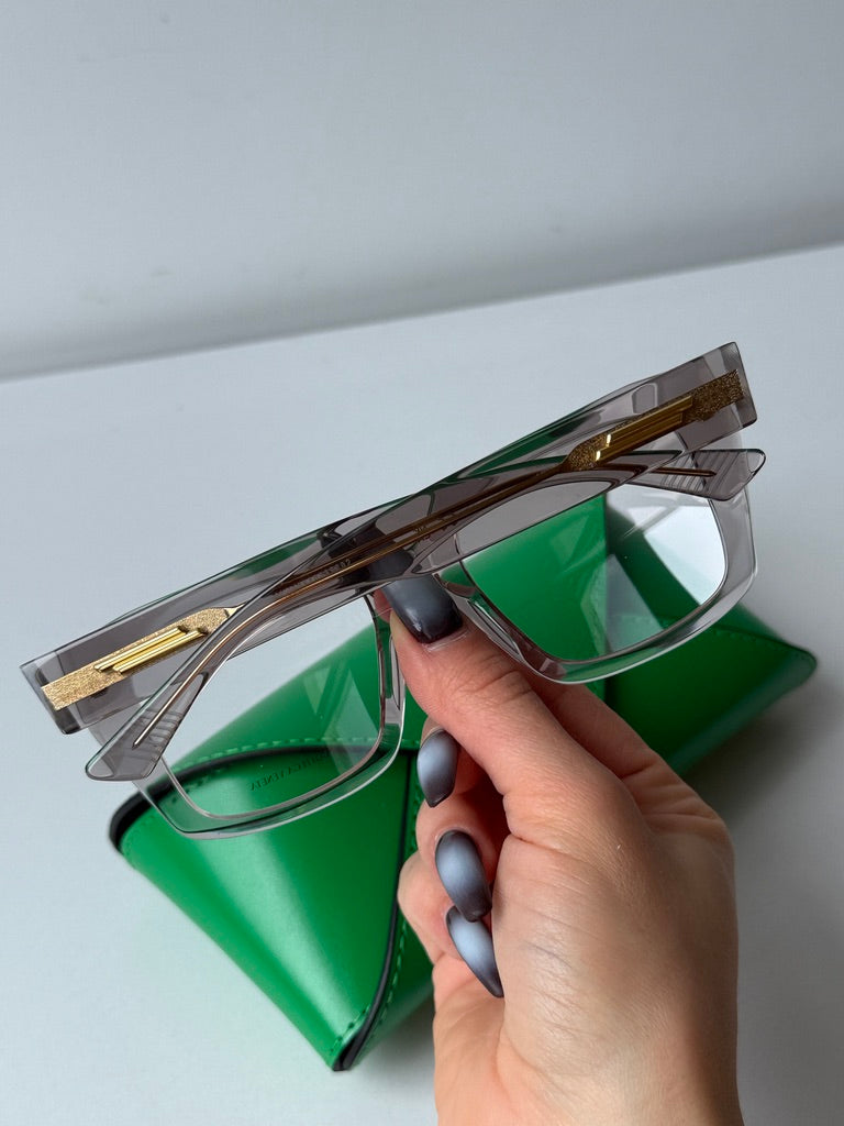 Bottega Veneta BV1409O Transparent Thick Rim Frames