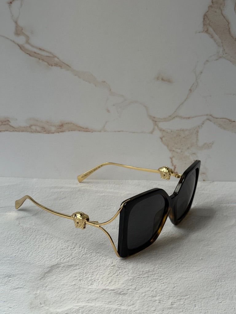 Versace VE4502U Medusa Sunglasses in Havana Brown