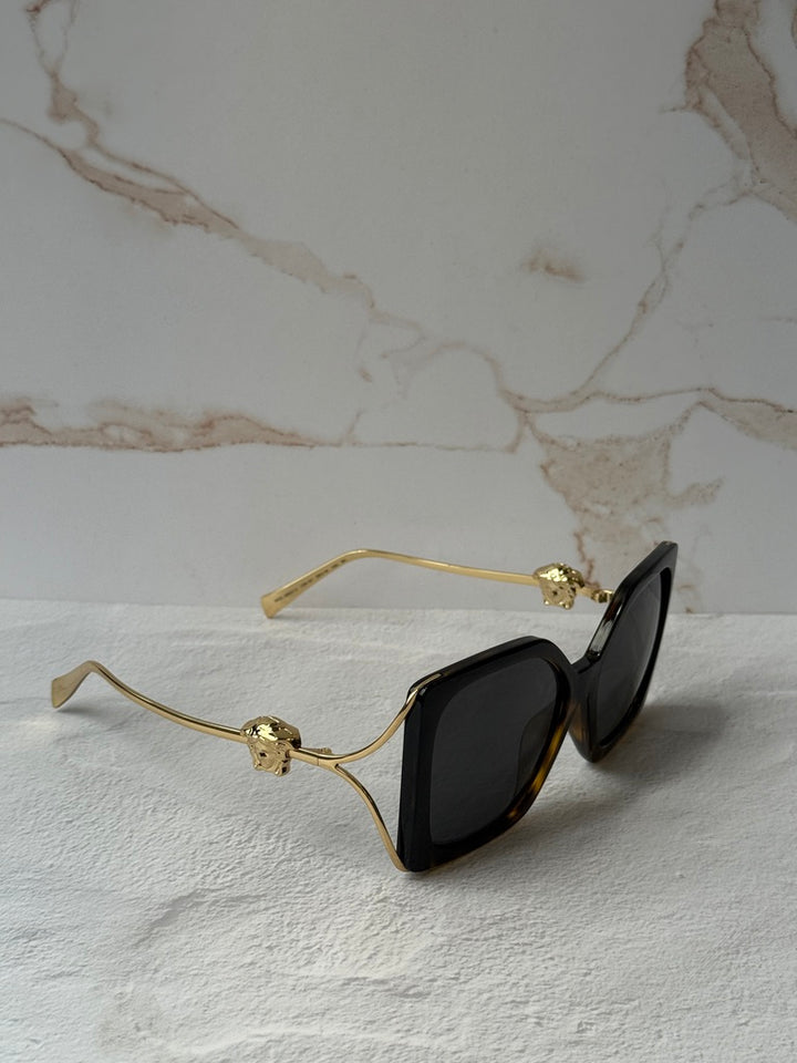 Versace VE4502U Medusa Sunglasses in Havana Brown