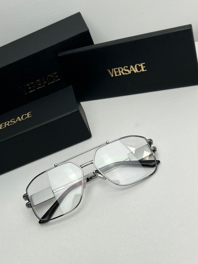 Versace VE1302 Pilot Frames in Gunmetal