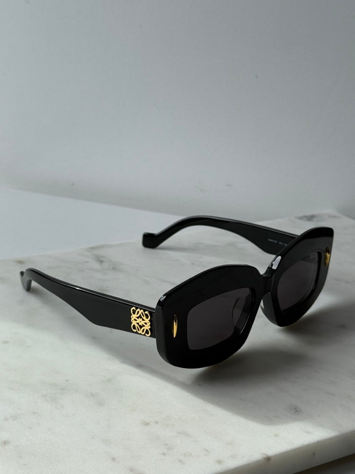 Loewe LW40114F Anagram Sunglasses in Black