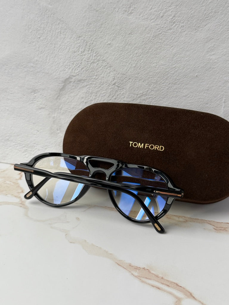 Tom Ford FT5760-B Black Bluelight Eyeglasses Frames