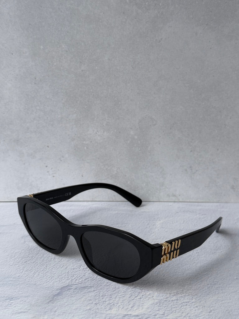Miu Miu MU A03S Black Cat Eye Sunglasses