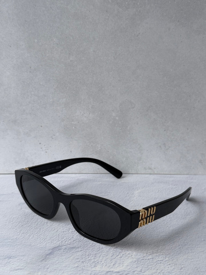 Miu Miu MU A03S Black Cat Eye Sunglasses