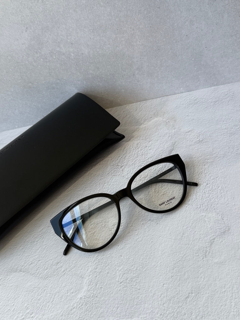 Saint Laurent SLM48_A Eyeglasses Frames in Black