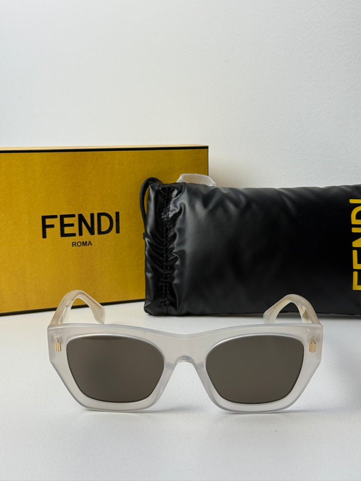 Fendi Roma FE40100I Sunglasses in Ivory