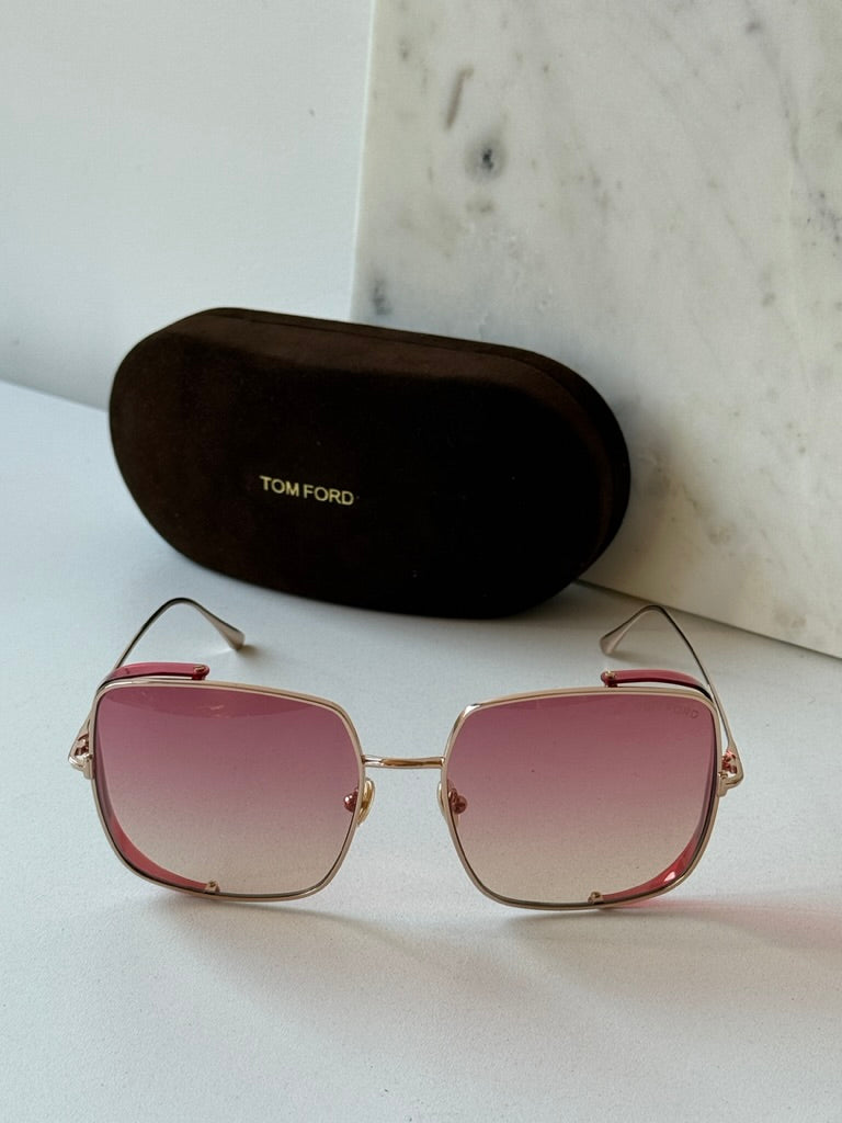 Tom Ford Toby FT0901 Shielded Sunglasses in Pink