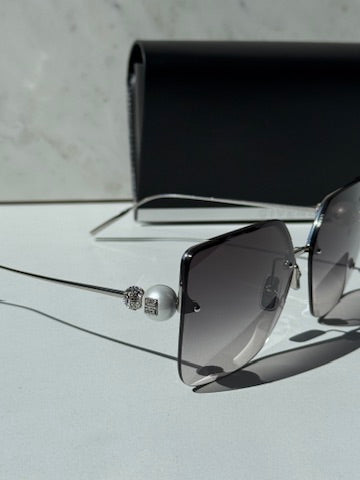 Givenchy GV40110U Rimless Pearl Sunglasses