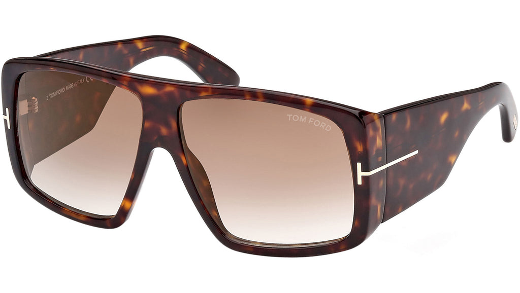 Tom Ford Raven FT1036 Sunglasses in Havana Brown Mirror 
