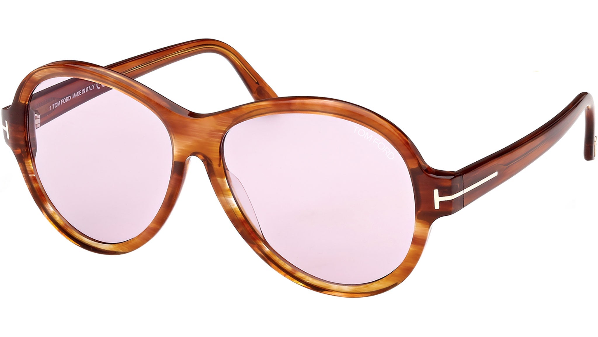 Tom Ford FT1033 Camryn Oversized Sunglasses in Brown – Designer