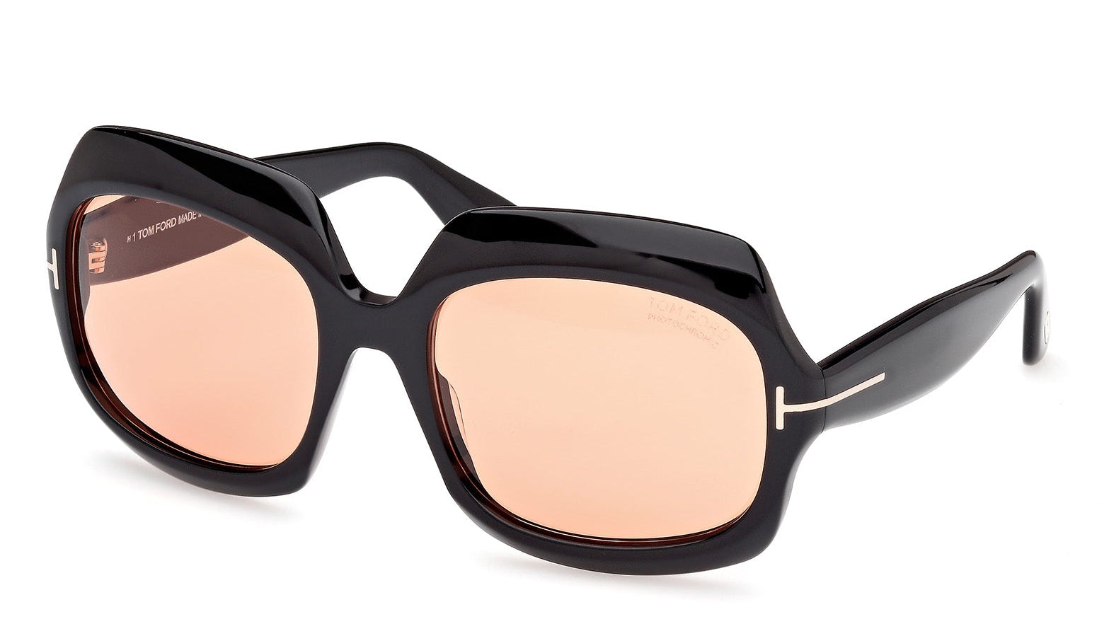 Tom Ford Ren FT1155 Square Sunglasses in Black | Designer Daydream