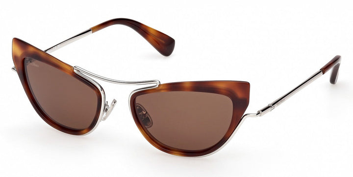 MM0172 Ruth Cat Eye Sunglasses in Havana Brown