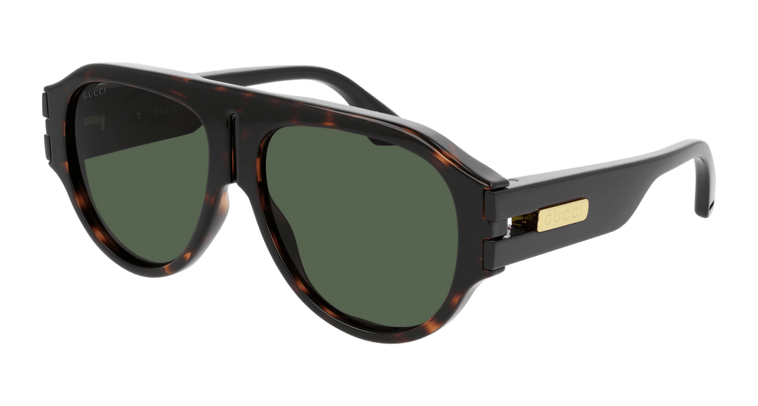 Gucci GG0665S Gafas de sol de aviador negras