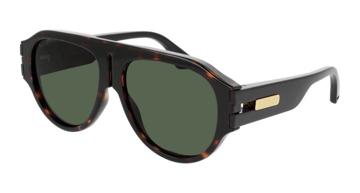 Gucci GG0665S Gafas de sol de aviador negras