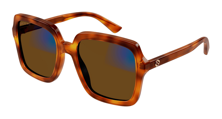 Marcos cuadrados Gucci GG1318O en marrón 