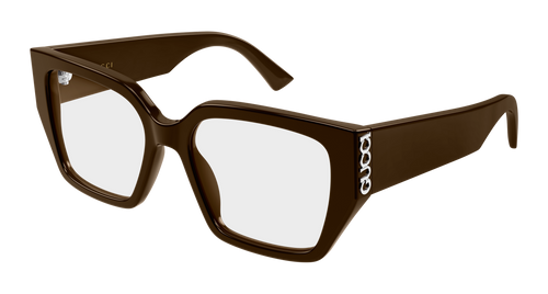 Gucci GG2042O Square Frames in Brown | Designer Daydream