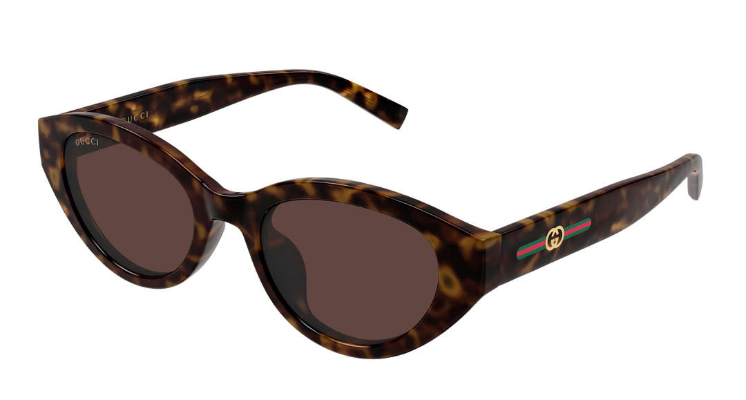 Gucci GG2105SA Cat Eye Sunglasses in Havana Brown