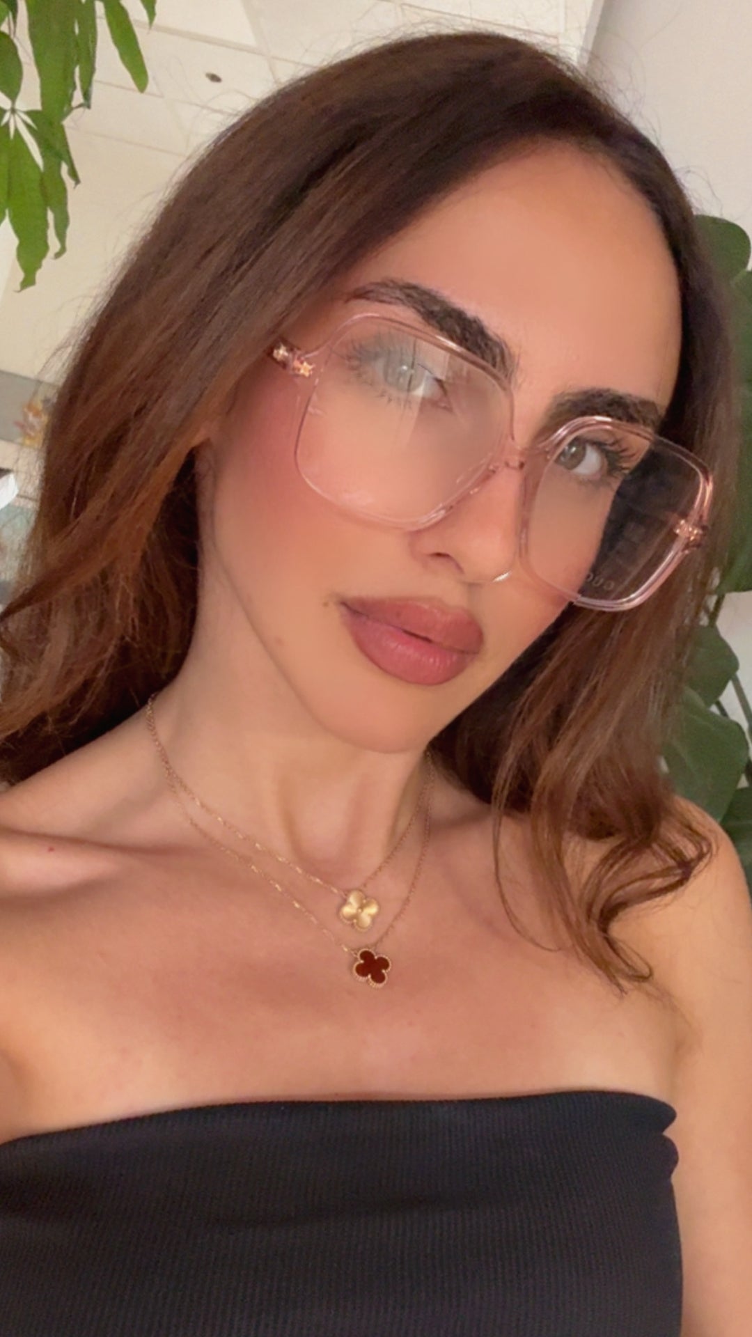 Gucci GG1994O Square Frames in Pink