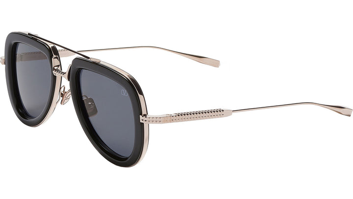 Valentino V-Lstory Black Aviator Sunglasses