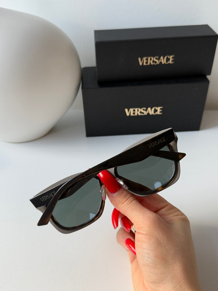 Versace VE2272 Havana Brown Wayfarer Sunglasses