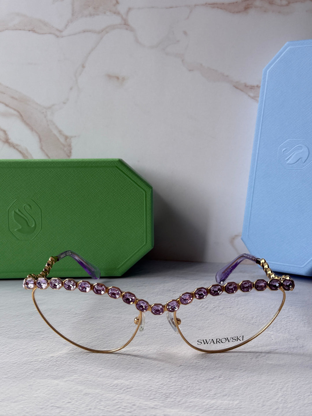 Swarovski SK1030 Crystal Cat Eye Eyeglasses Frames