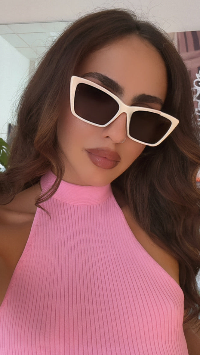 Saint Laurent SL276 Mica Gafas de sol tipo ojo de gato en negro