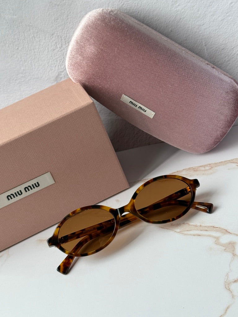 Miu Miu MU04ZS Light Havana Regard Sunglasses