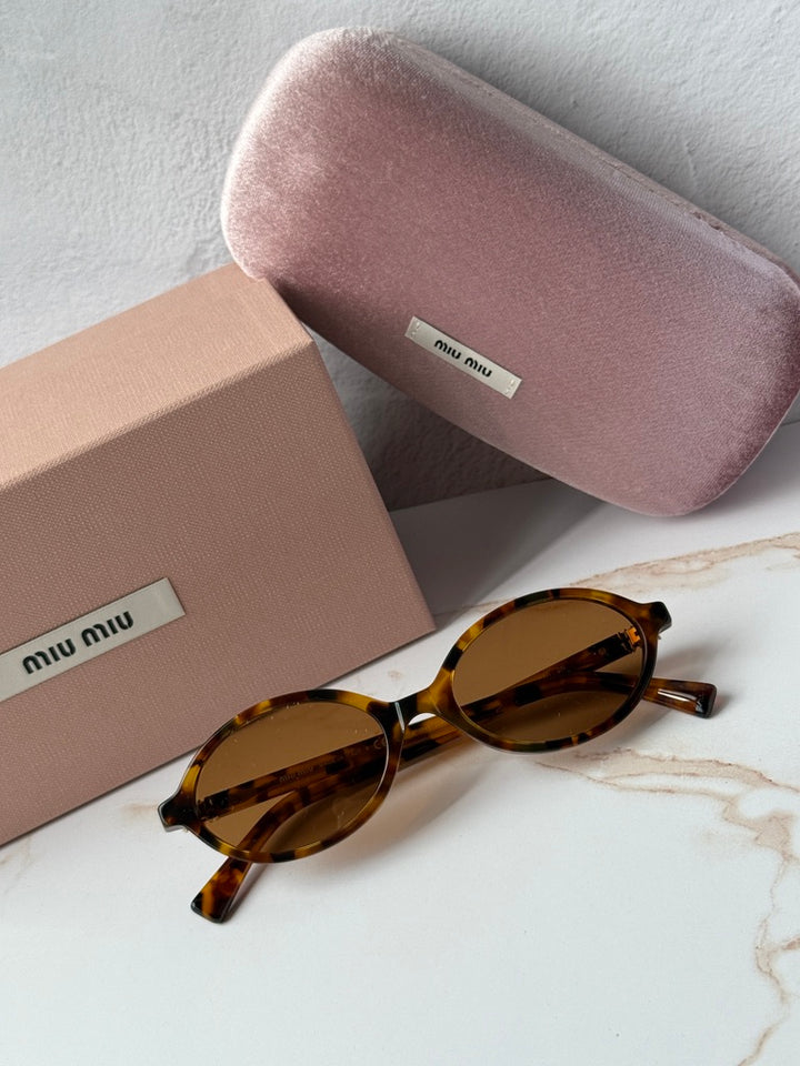 Miu Miu MU04ZS Light Havana Regard Sunglasses