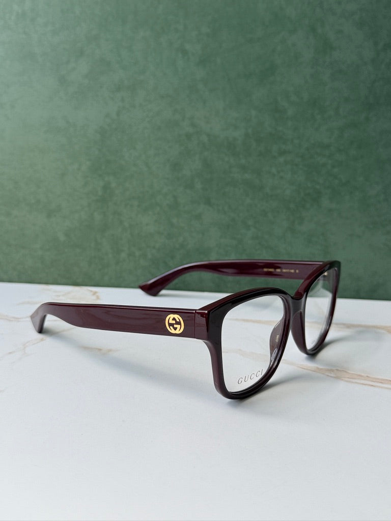 Marcos cuadrados Gucci GG1340O en marrón 