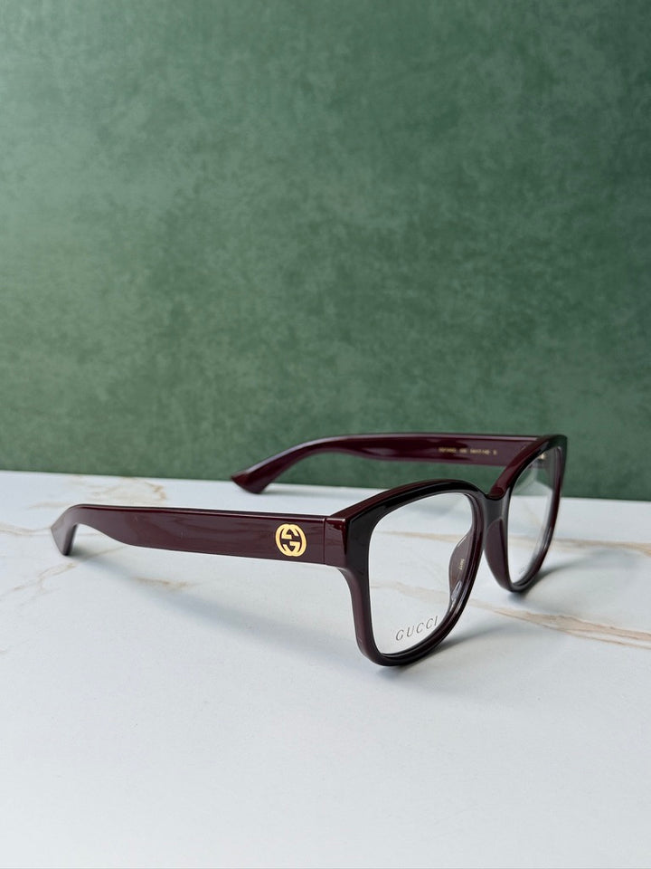 Marcos cuadrados Gucci GG1340O en marrón 