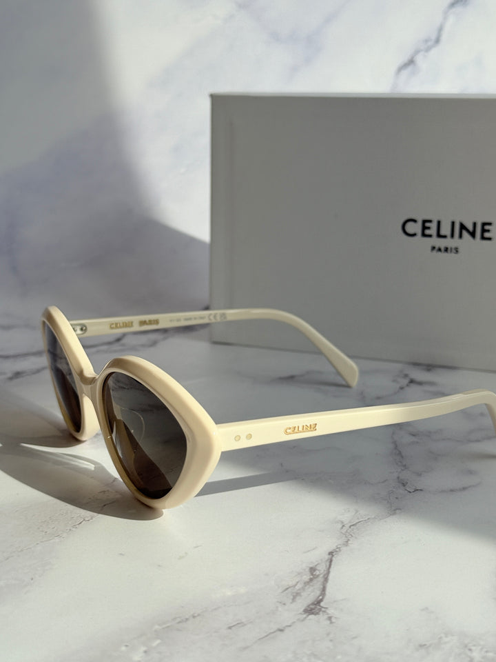 Celine CL40264U Ivory Cat Eye Sunglasses