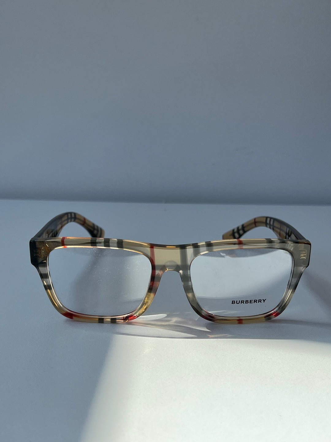 Burberry BE2411 Thick Rim Check Print Frames